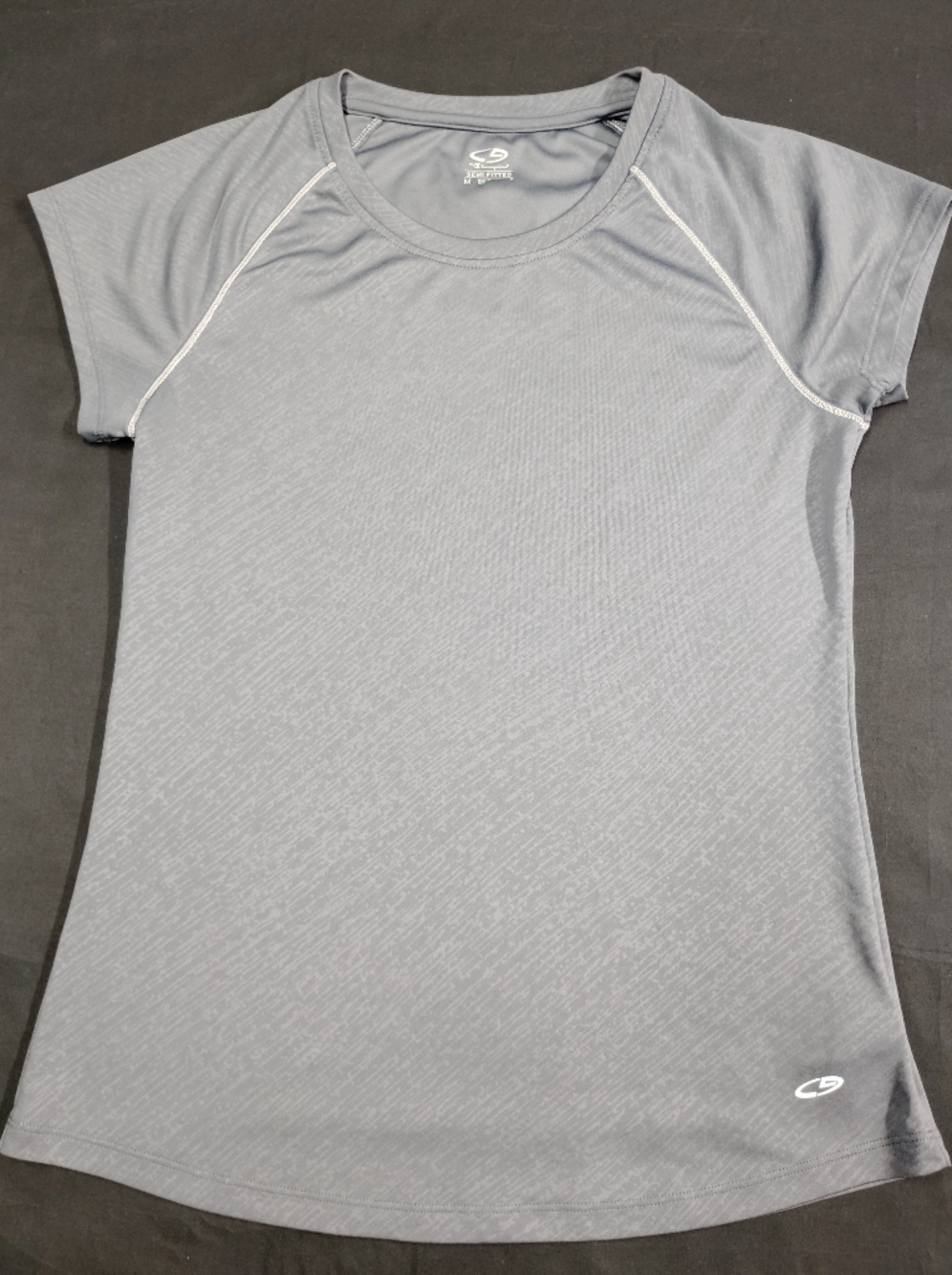 Champion Women's Gray Active Short-Sleeve Tee